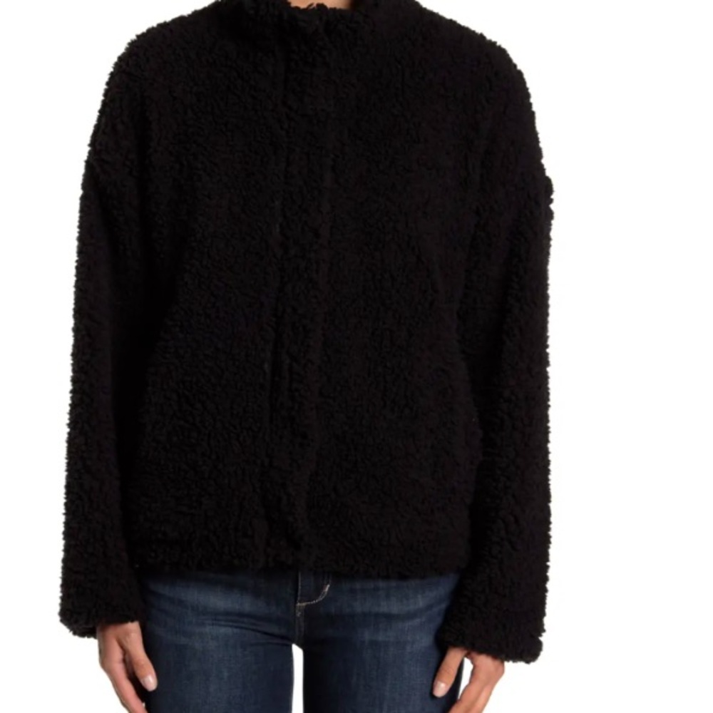 Thread & Supply Black Sherpa Jacket - Picture 4 of 6